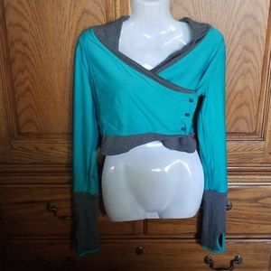 Moxie long sleeve crop top